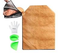 Rest Blanket, Zipper Closure Wrap, Reusable Grill Accessory, Meat Insulation Cover, Heat Retaining Storage Feature for Family Gatherings, Camping, Backyard, Cooking, Outdoor, 21.26x15.75 Inches