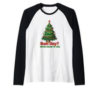 Rest Day Never Heard of Her Funny Holiday Fitness diseño Camiseta Manga Raglan