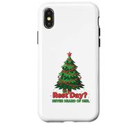 Rest Day Never Heard of Her Funny Holiday Fitness diseño Carcasa para iPhone X/XS