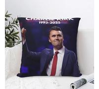 Rest In Peace Charlie Kirk - Funda de almohada cuadrada y divertida para decoración de sofá y hogar