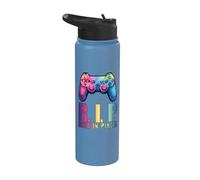 Rest in Pixels - Gamer Merch - für Sie und Ihn Stainless Steel Insulated Water Bottle