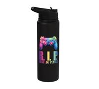 Rest in Pixels - Gamer Merch - für Sie und Ihn Stainless Steel Insulated Water Bottle