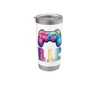 Rest in Pixels - Gamer Merch - für Sie und Ihn Vaso térmico de acero inoxidable de doble pared