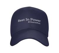 Rest In Power Charlie Kirk Gorra de béisbol Unisex Tipo Camionero para Hombre y Mujer