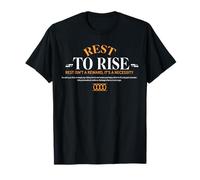 Rest To Rise - Ropa Urbana de tipografía Urbana Camiseta