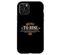 Rest To Rise - Ropa Urbana de tipografía Urbana Carcasa para iPhone 11 Pro