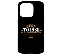 Rest To Rise - Ropa Urbana de tipografía Urbana Carcasa para iPhone 15 Pro
