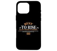 Rest To Rise - Ropa Urbana de tipografía Urbana Carcasa para iPhone 16 Pro MAX