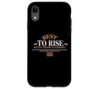 Rest To Rise - Ropa Urbana de tipografía Urbana Carcasa para iPhone XR
