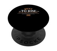 Rest To Rise - Ropa Urbana de tipografía Urbana PopSockets PopGrip Adhesivo