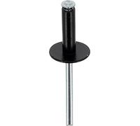 Restagraf 224867 - Remache para panadería, Color Negro, 7 a 10 mm x 16 mm