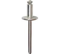 RESTAGRAF 4704 - Remache para panadería, color gris, 1 a 4 mm x 10 mm