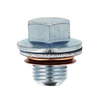 Restagraf - Bouchon de Vidange Avec Joint Assemblé - M12-1,25 x 12,5 mm - Acier - Compatible Avec Dacia, Daihatsu, Lexus, Mini, Nissan, Renault, Toyota (Certains Moteurs) - Réf. 221483 - Blister de 3