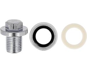 Restagraf - Bouchon de Vidange Avec Joint Assemblé - M14-1,5 x 16,5 mm - Acier - Compatible Avec Ford (Certains Moteurs) - Réf. 221467 - Blister de 3