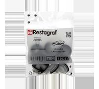 Restagraf - Clip de fijación de carrocería - Especial panel - Compatible con Jaguar, Land Rover - Ref. 130363 - Bolsa de 12