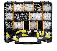 Restagraf - Estuche de fijación Tipo Grapas para Paneles de Ajuste de Puerta - Especialmente Compatible con Citroen-Peugeot - Ref. 84 - Estuche de 444 Piezas