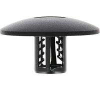 Restagraf - Grapa de relleno absorbente y carter de ala para vehículos Renault/Peugeot/Citroen/Nissan/Mercedes-Benz, 12 unidades, color negro