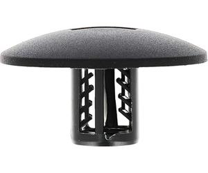 Restagraf - Grapa de relleno absorbente y carter de ala para vehículos Renault/Peugeot/Citroen/Nissan/Mercedes-Benz, 12 unidades, color negro