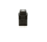 Restagraf - Interruptor de luz de Peligro con indicador de 8 Pines, 30 x 25 mm, diámetro de perforación, 12 V, 1 A, Lote de 1