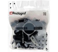 Restagraf - Kit de fijación para puertas DS4 todas las versiones (03/2011 a 12/2018) - Ref. 605014A - Bolsa de 76 piezas