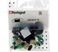 Restagraf - Kit de fijación para puertas ESPACE IV todas las versiones (09/2002 a 12/2014) - Ref. 601007A - Bolsa de 36 piezas