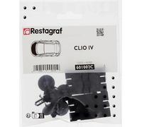 Restagraf - Kit de fijaciones para campana CLIO IV todas las versiones (10/2012 a 09/2020) - Ref. 601002C - Bolsa de 8 piezas