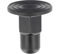 Restagraf Tuerca de plástico cárter de alas para vehículos Peugeot/Citroen/Opel/PSA, 5 mm de diámetro, Paquete de 8 Unidades