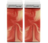 RESTASE | Cera Depilatoria Liposoluble Roll On, Bayas de Goji y Manteca de Karité, para todo tipo de Pieles, 100 ml, Made in Italy (Paquete de 2)