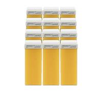 RESTASE | Cera Depilatoria Liposoluble Roll On, Resina de Pino y Cera de Abeja, para todo tipo de Pieles, 12 x 100 ml, Made in Italy