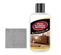 Restaurador de acabado de madera, 100 ml, cubierta de arañazos, maderas oscuras, aceite de relleno de reparación para evitar la decoloración, el escudo UV, elimina residuos de suciedad, polvo, mesas