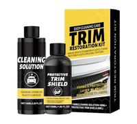 Restaurador De De Automóvil - Spray De Aderezo De Brillo | Kit De Limpieza Interior Del Vehículo | Kits De Detalles Y Cuidado De Automóviles Resistentes A Los Rayos UV Para Rasguños De Tablero
