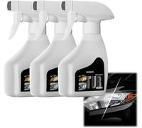 Restaurador de Faros, Kit de reparación y reacondicionamiento de Faros de Coche, Hace Que los Faros Sean más Brillantes y claros, Apto para Todos los vehículos, Mejora la Visibilidad Nocturna