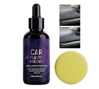 Restaurador De Molduras Automotriz - Limpiador Y Pulidor Rápido 50 Ml - Limpiador salpicadero y Kit Pulido Exterior - para Detallado Mantenimiento Cuidado Restauración Exterior Salpicadero Faro