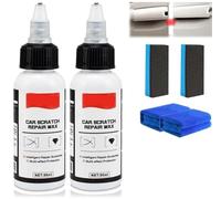 Restaurador de pintura definitivo,cera reparadora de arañazos para coche,cera reparadora de arañazos para coche,eliminación de arañazos de coche,limpiador de adhesivos en aerosol para coche (2pcs)