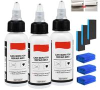 Restaurador de pintura definitivo,cera reparadora de arañazos para coche,cera reparadora de arañazos para coche,eliminación de arañazos de coche,limpiador de adhesivos en aerosol para coche (3pcs)