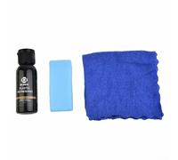 Restaurador de plástico para parachoques exterior de automóvil, agente reacondicionado sin aceite para eliminar la suciedad, líquido de reparación de penetración profunda con toalla de esponja, kit de