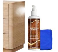 Restaurador de suelos de madera, Abrillantador Alto Brillo 100 ml con una Toalla, Limpiadores para Suelos del Hogar, para Muebles de Cocina, Armarios de Cocina, Puertas Viejas, Mesas, Encimeras y Arma