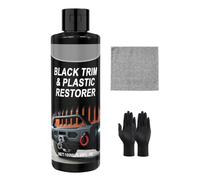 Restaurador para Molduras Negras De Coches, Renovador de Molduras Negras de Vehículo con Protección Solar, 100ml Mantenimiento Automotriz para Paragolpes, Manijas y Consola Central