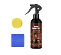 Restaurador Para Muebles De Exterior - 120 ml Pulido De Larga Duración,Spray Abrillantador Pulidor Muebles,Uso En Cocina Dormitorio Armario Mesa Restauración Y Mantenimiento De Madera En El Hogar