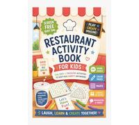 Restaurant Activity Book for Kids | Games, Coloring, Mazes & Creative Activities: Screen-Free Fun with Word Games, Mazes, Coloring Pages & Quiet Time Activities for One or Two