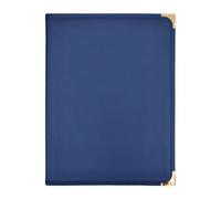 Restaurant Menu Holder 9.6 x 12.6 Inch for Weddings, Hotels & Parties, Tabletop Sign Stand- Azul
