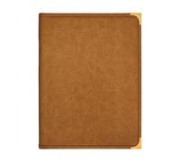 Restaurant Menu Holder 9.6 x 12.6 Inch for Weddings, Hotels & Parties, Tabletop Sign Stand- Marrón