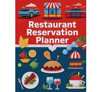 Restaurant Reservation Planner Book, A tracker logbook Organizer Diary and Notebook for Food Lounge: Track Table Bookings, Guest Details, and Special ... - Perfect for Restaurant Hosts and Managers