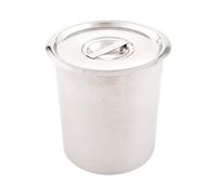 Restaurantware LID ONLY Met Lux Lid For 425 Quart Bain Marie 1 Stainless Steel Lid For Bain Marie Pot BuiltIn Handle Pot So