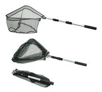 RESTCLOUD Red de Aterrizaje de Pesca con Mango telescópico Que se extiende hasta 50 Pulgadas (Aluminio, 50 Pulgadas Completamente extendida)