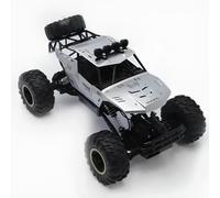 RESTEQ Coche de Juguete radiocontrol 4x4 con Luces LED, tamaño 1:12, 35 cm, 50 m Alcance, Pilas no Incluidas