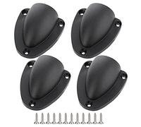 Restikiant 4 PC de Nylon 2,5 Pulgadas Marina Cable de Alambre Cubierta de VentilacióN, Clamshell Vent para el, Liso Borde Grosor 1/8 Pulgadas, Alambre Cubierta de VentilacióN