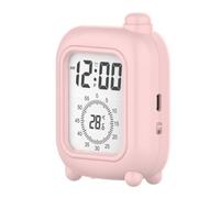 Restikiant Reloj Despertador Pequeño Multifunción con Cuenta Regresiva, Reloj Despertador Electrónico Escritorio para Centro Comercial, Adornos, Herramienta Aprendizaje con Forma Tomate B