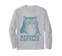 Resting Cat Face Manga Larga