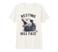Resting Hiss Face Possum Camiseta Premium